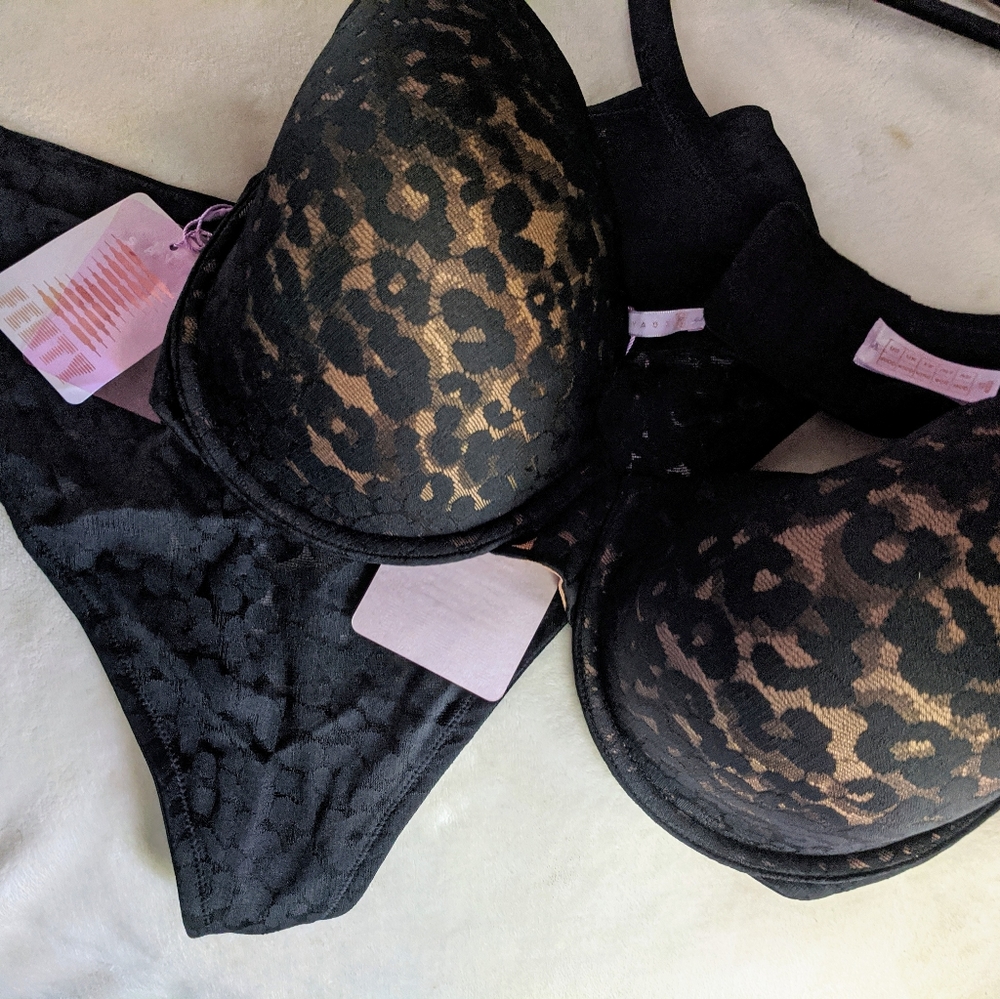 Bra & thong panty set